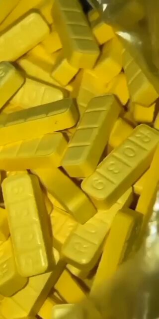 Yellow Xanax bars